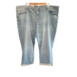 Sonoma Lifestyle Blue Boyfriend Mid Rise Stretch Jeans Size 24W